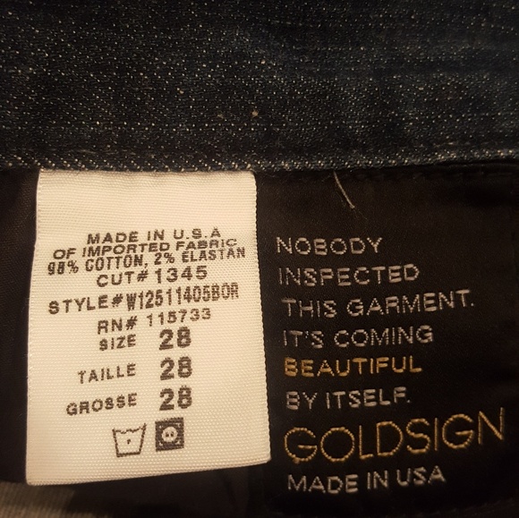 Goldsign "Silvie" Distressed Jeans 28 - Picture 7 of 7